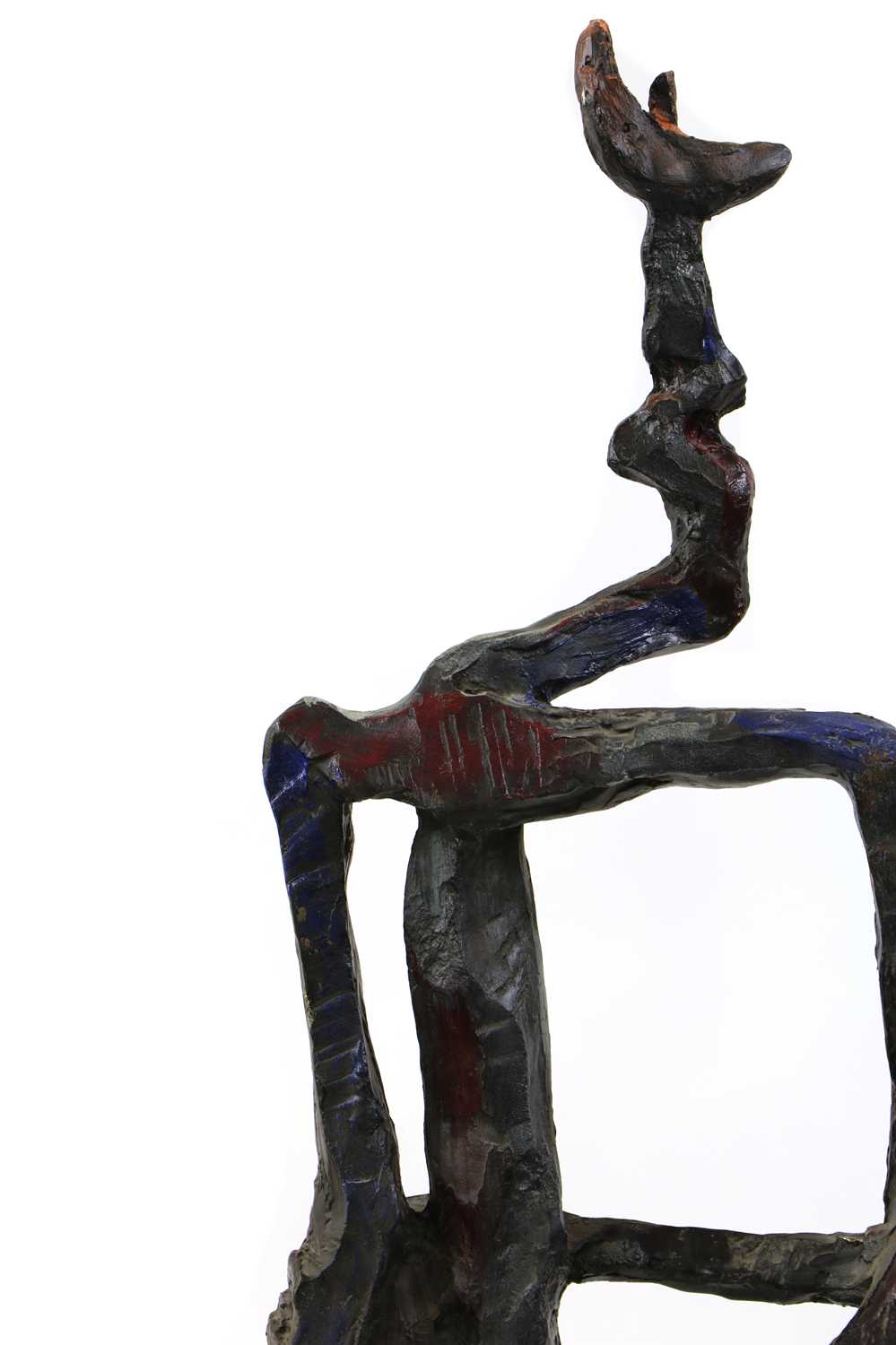 A modernist bronze sculpture, - Image 4 of 7