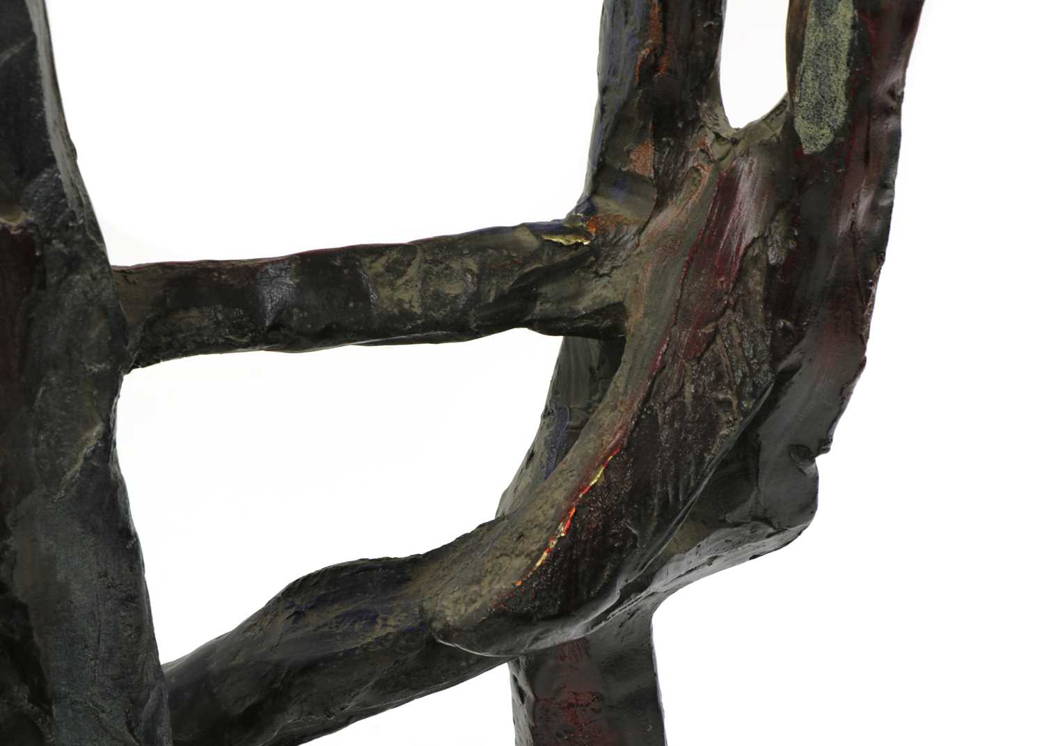 A modernist bronze sculpture, - Image 5 of 7