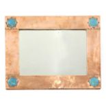 A Liberty & Co. copper wall mirror,