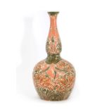 A James Macintyre & Co. pottery Florian Ware vase,