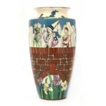 A Wileman and Co. Intarsio vase,