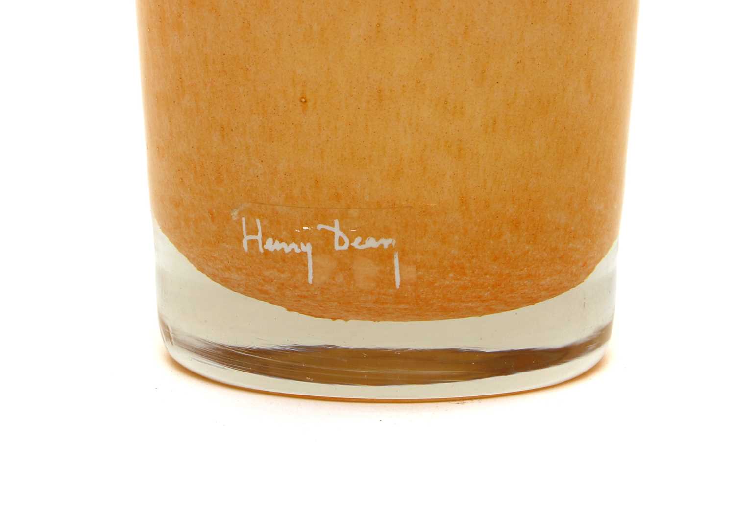 A Henry Dean glass vase, - Image 4 of 4