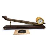 A Franklin Mint inclined Plane Clock,