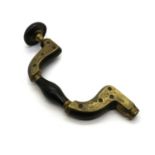 A brass mounted ebony Carpenter's brace