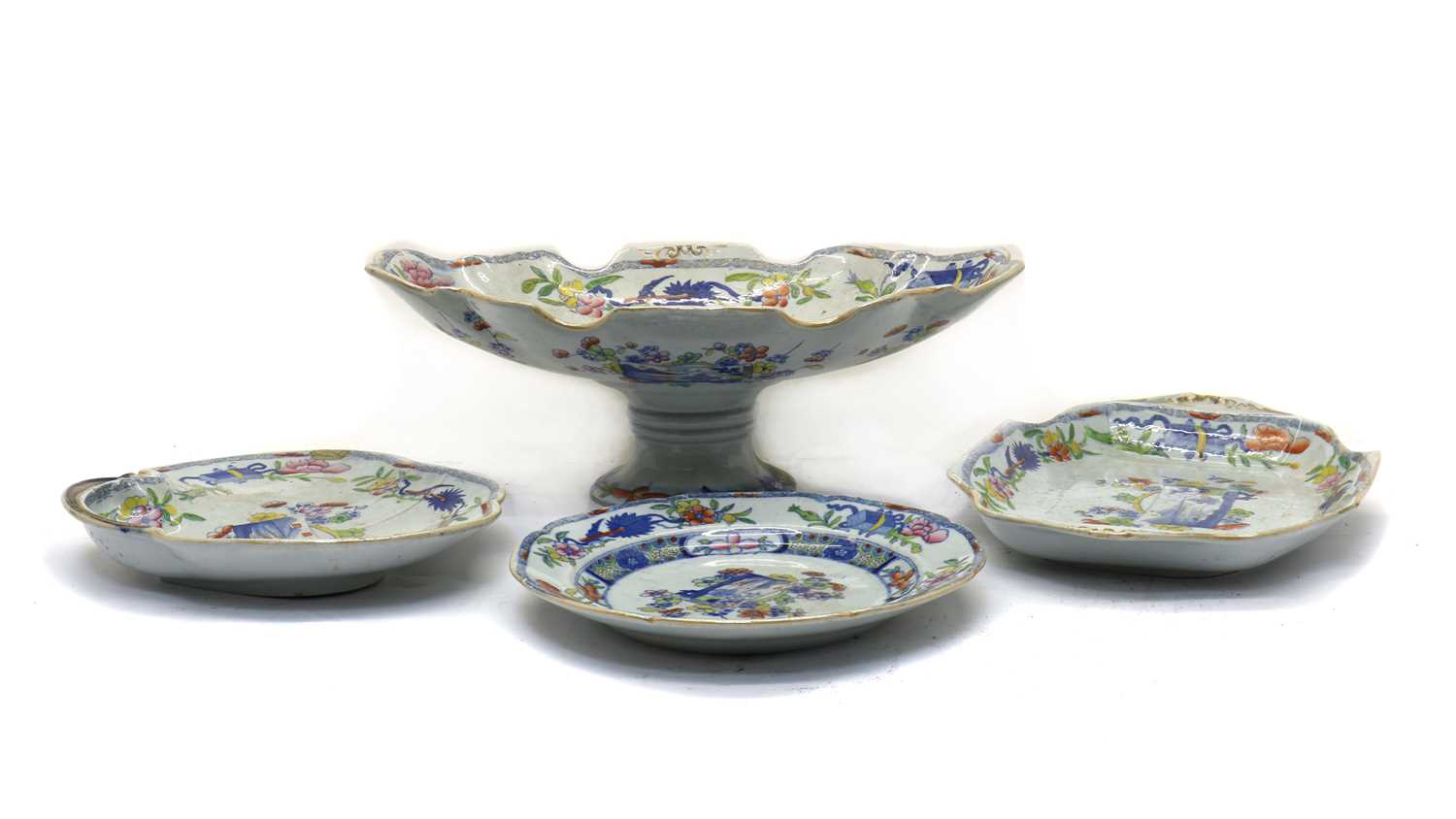 A Mason's Ironstone china fruit set