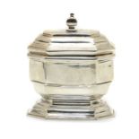 A George I style silver casket box,