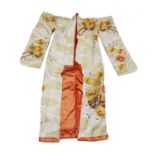 Three silk kimonos,