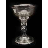 A sweetmeat glass,