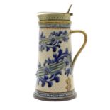 A Victorian Doulton Lambeth stoneware jug,