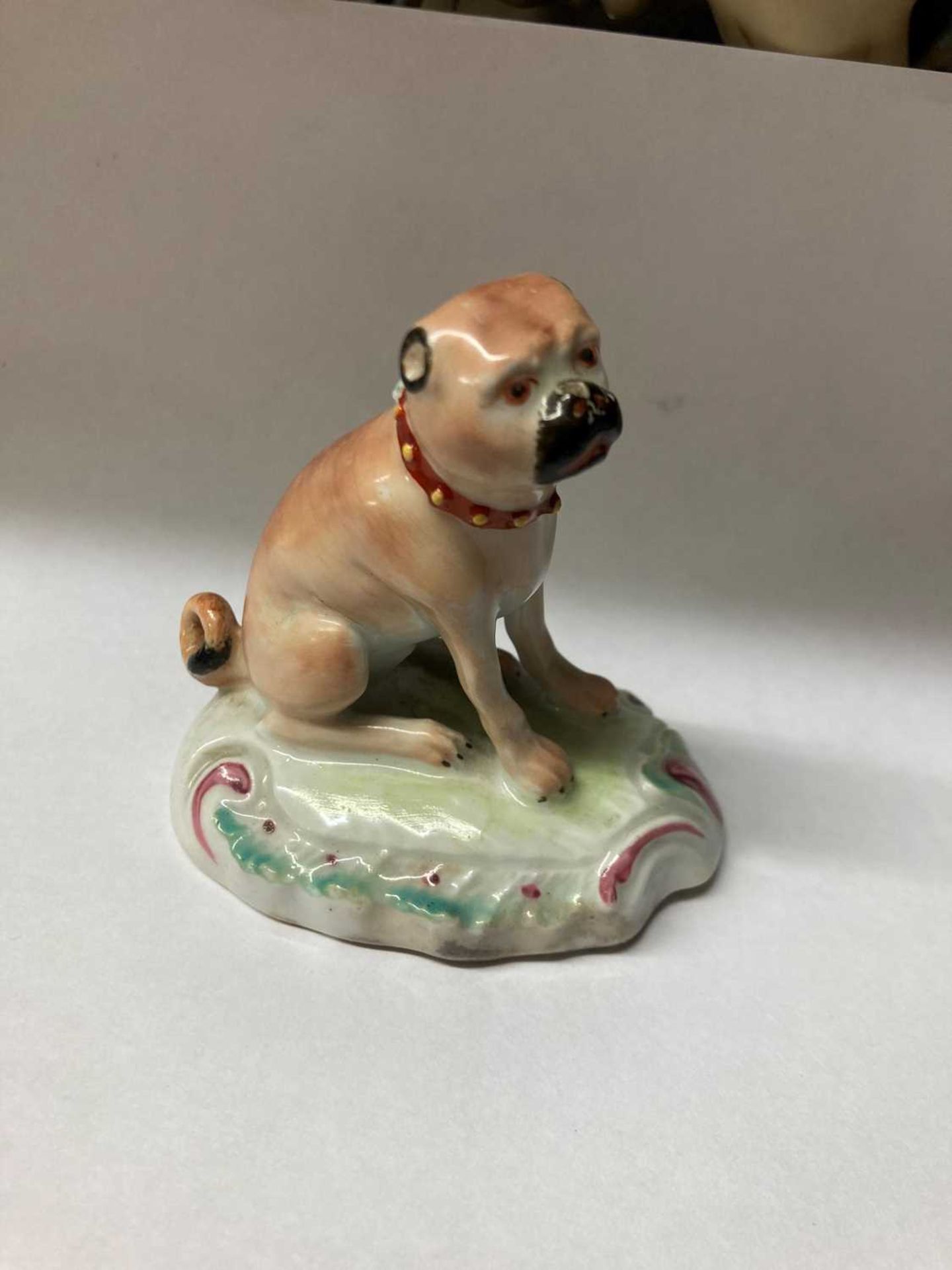 A Derby porcelain figure of a pug, - Image 13 of 29