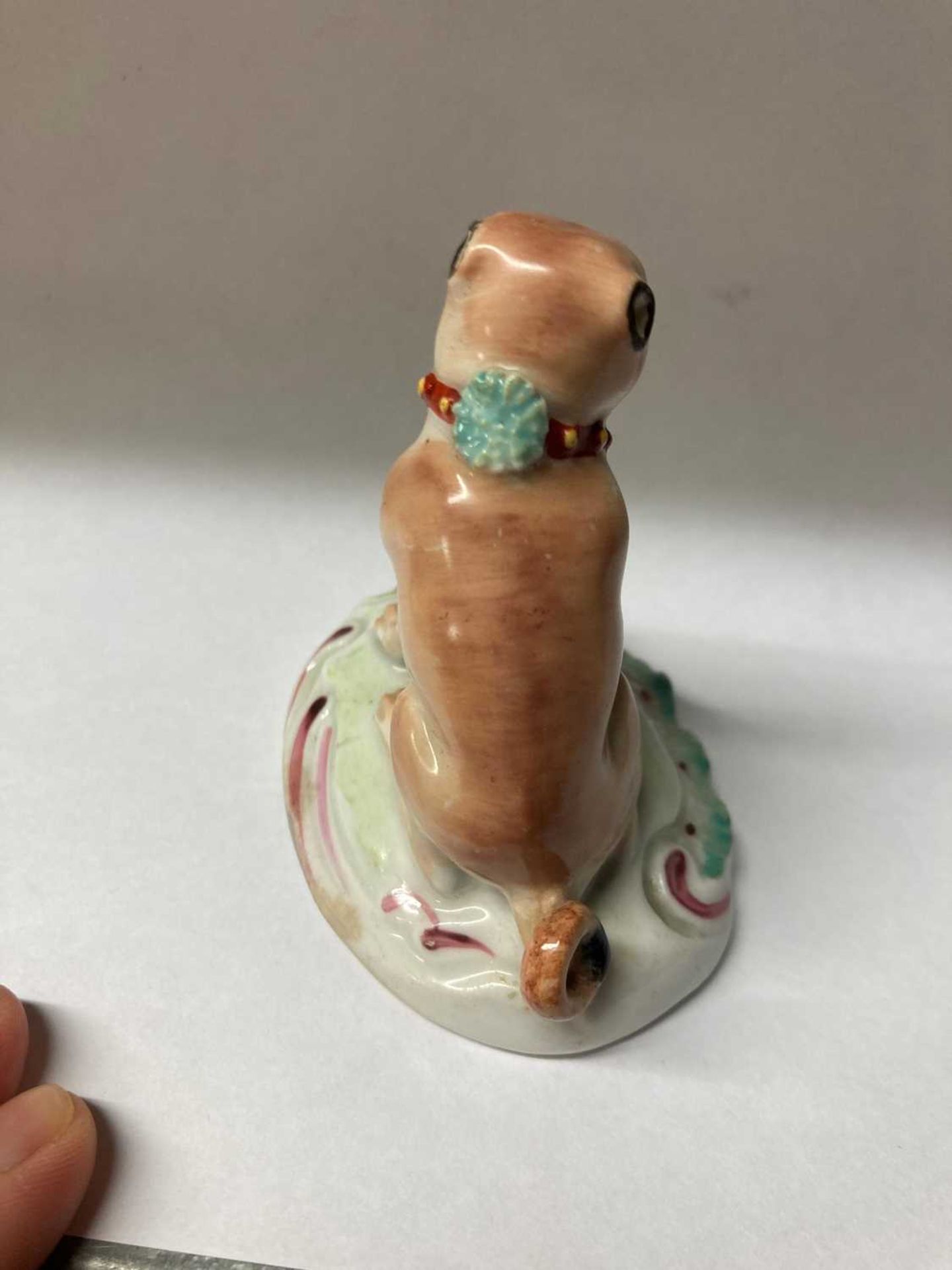 A Derby porcelain figure of a pug, - Image 11 of 29