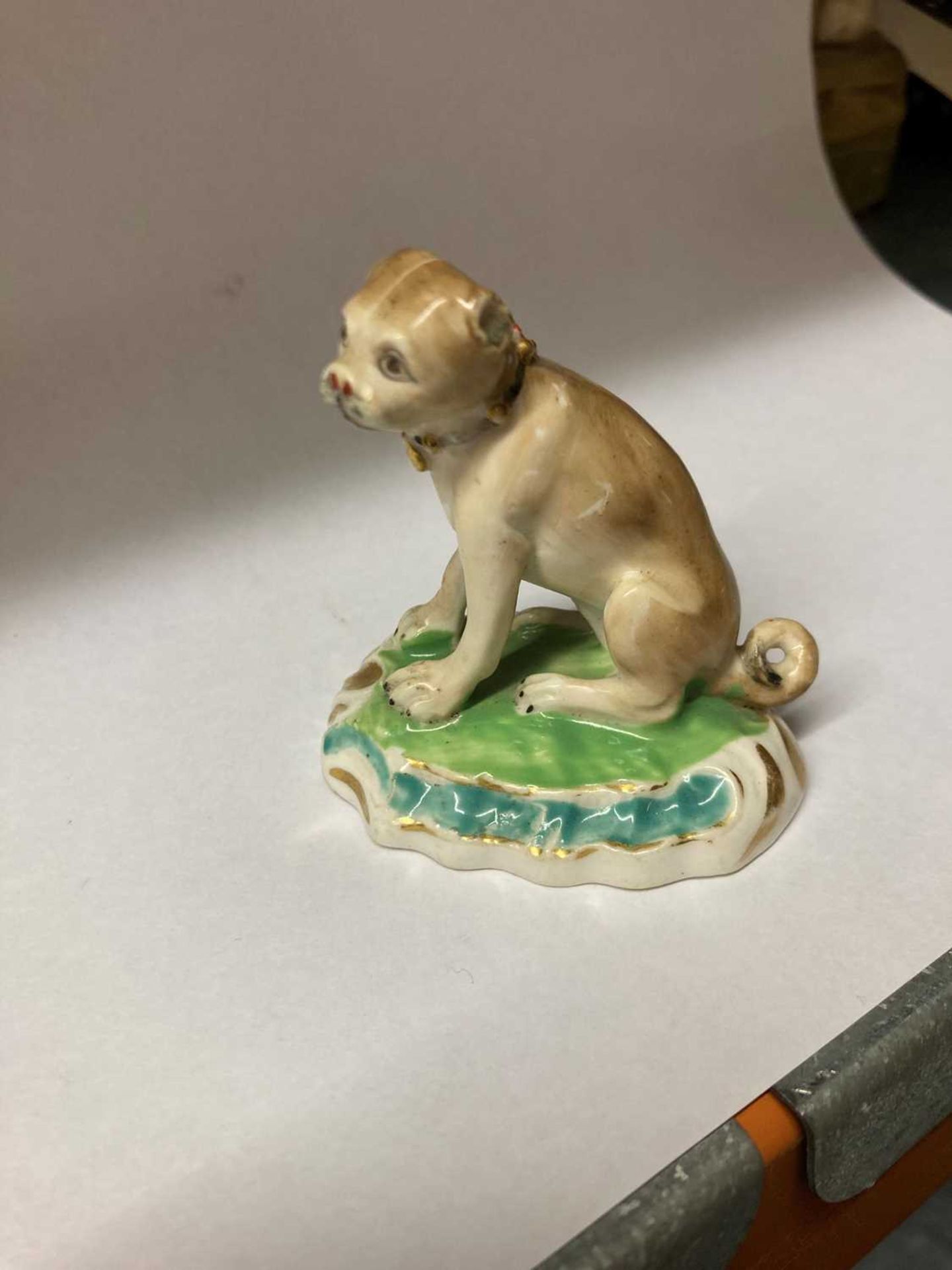 A Derby porcelain figure of a pug, - Image 12 of 29