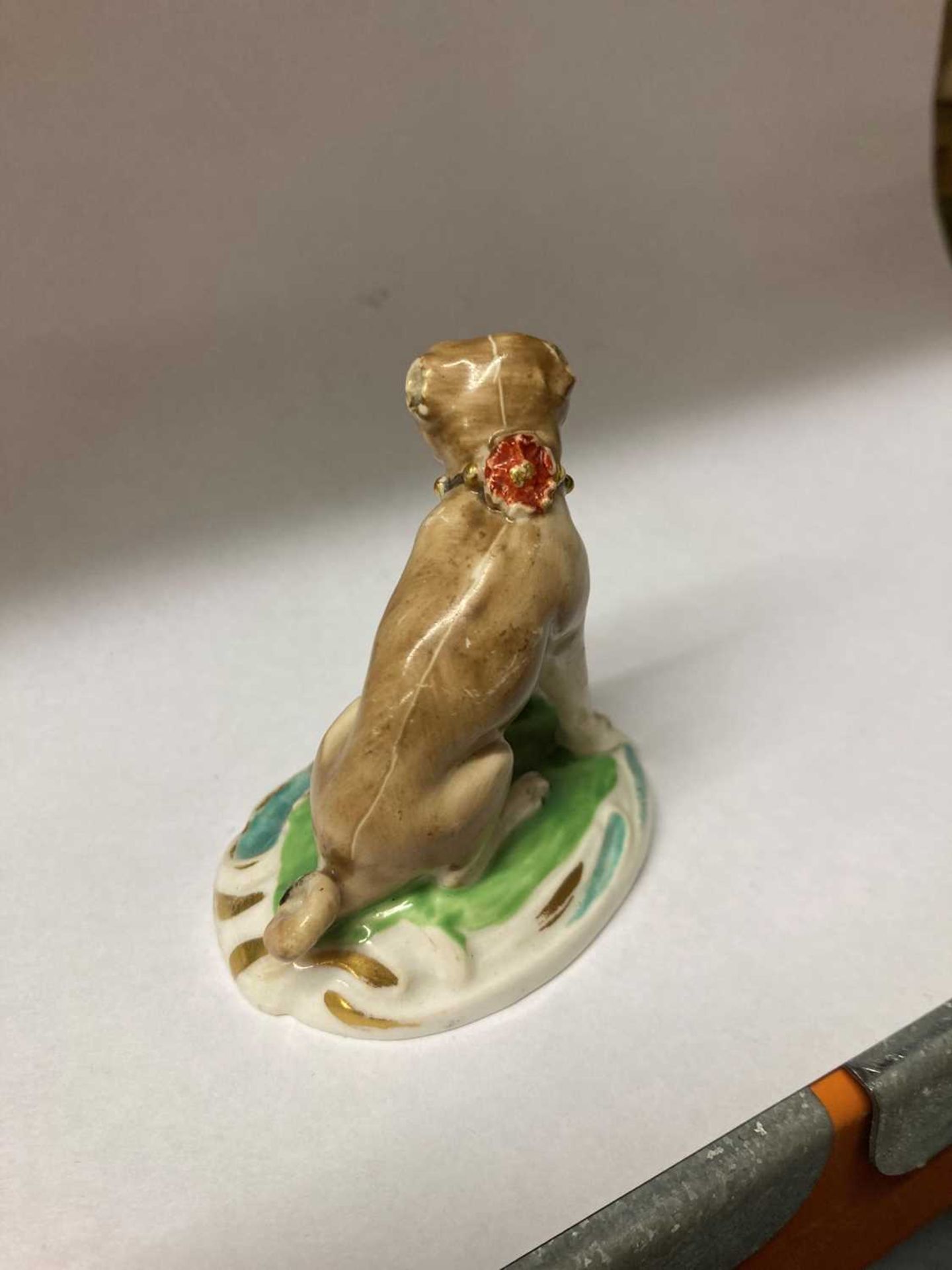 A Derby porcelain figure of a pug, - Image 8 of 29