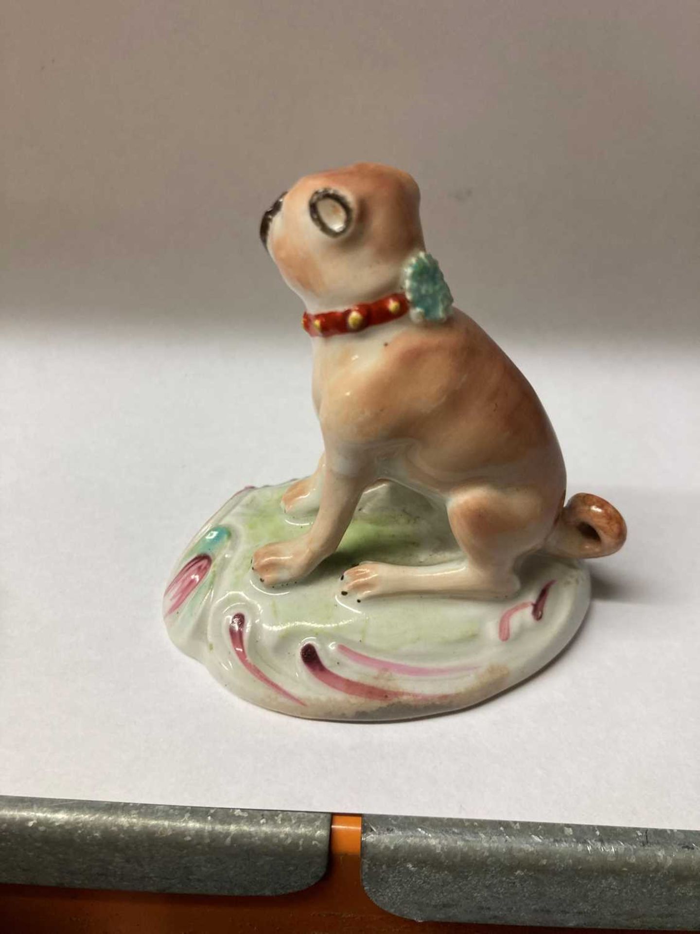 A Derby porcelain figure of a pug, - Image 10 of 29