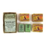 Webley .25 Special air pellets in original packaging and other cases
