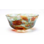 An art glass bowl,