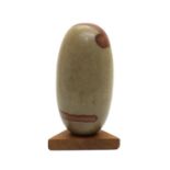 A polished Shiva Lingam stone