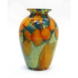 A Melting Pot Glassworks vase,