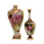 A Royal Worcester porcelain vase