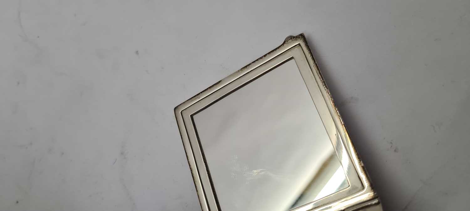 A silver and enamelled compact, - Image 3 of 17