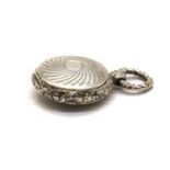 A George IV novelty silver 'Pocket Watch' vinaigrette,