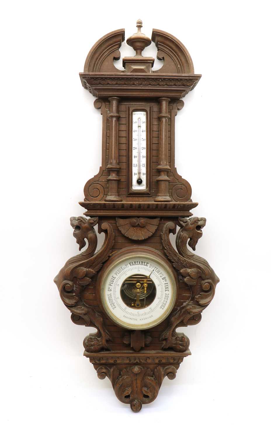 An early 20th century French aneroid barometer