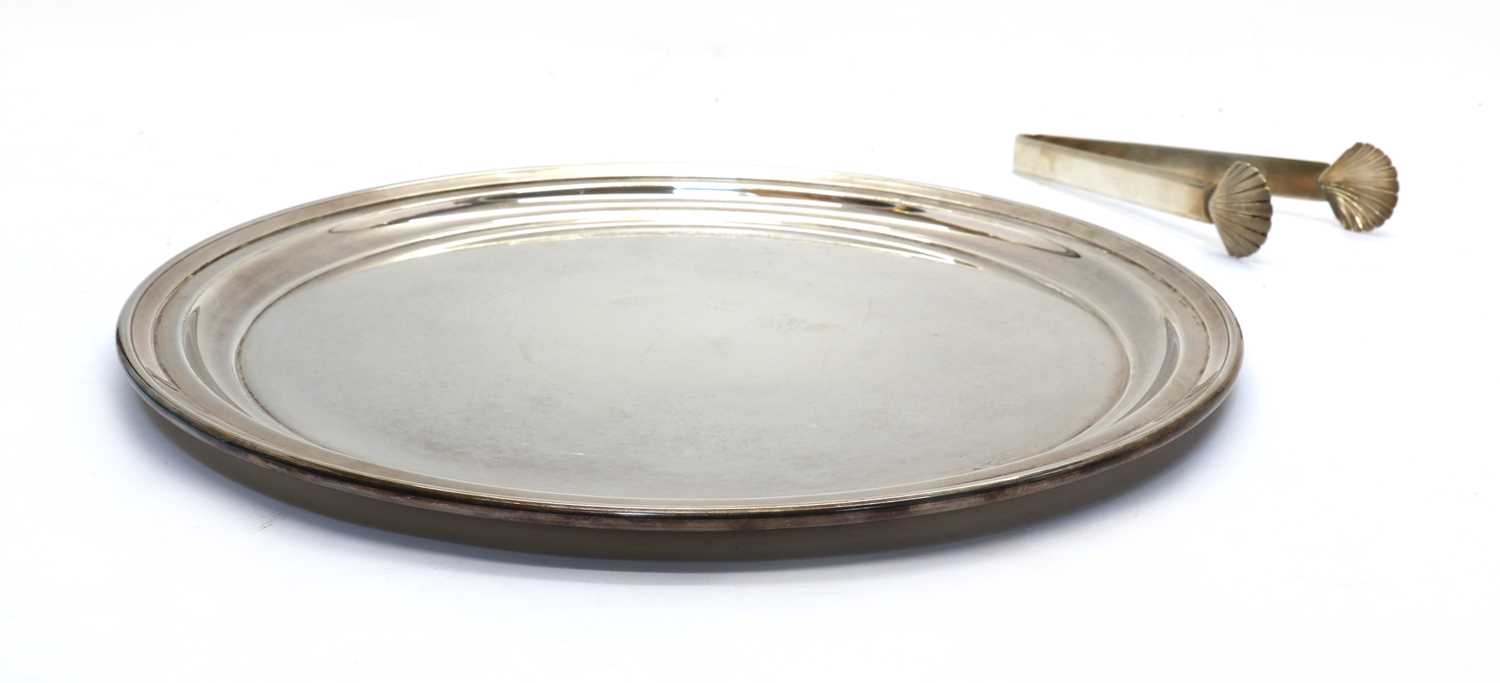 A Tiffany & Co. sterling silver tray,