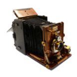 A Sanderson quarter-plate camera,