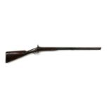 A 16 bore db percussion shotgun by Andrews of London,