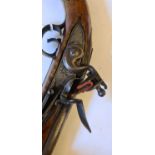 A Flintlock bayonet blunderbuss,