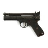 A Webley & Scott Premier .22 over lever air pistol