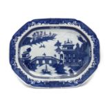 A Pearlware pottery meat plate