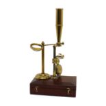 A Cary Gould type microscope,