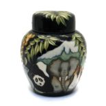 A Moorcroft 'Noahs Ark' pattern ginger jar and cover,