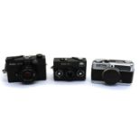 A Rollei 35 T compact camera,
