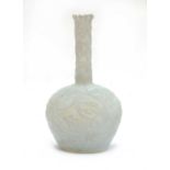 A Victorian miniature cameo glass vase
