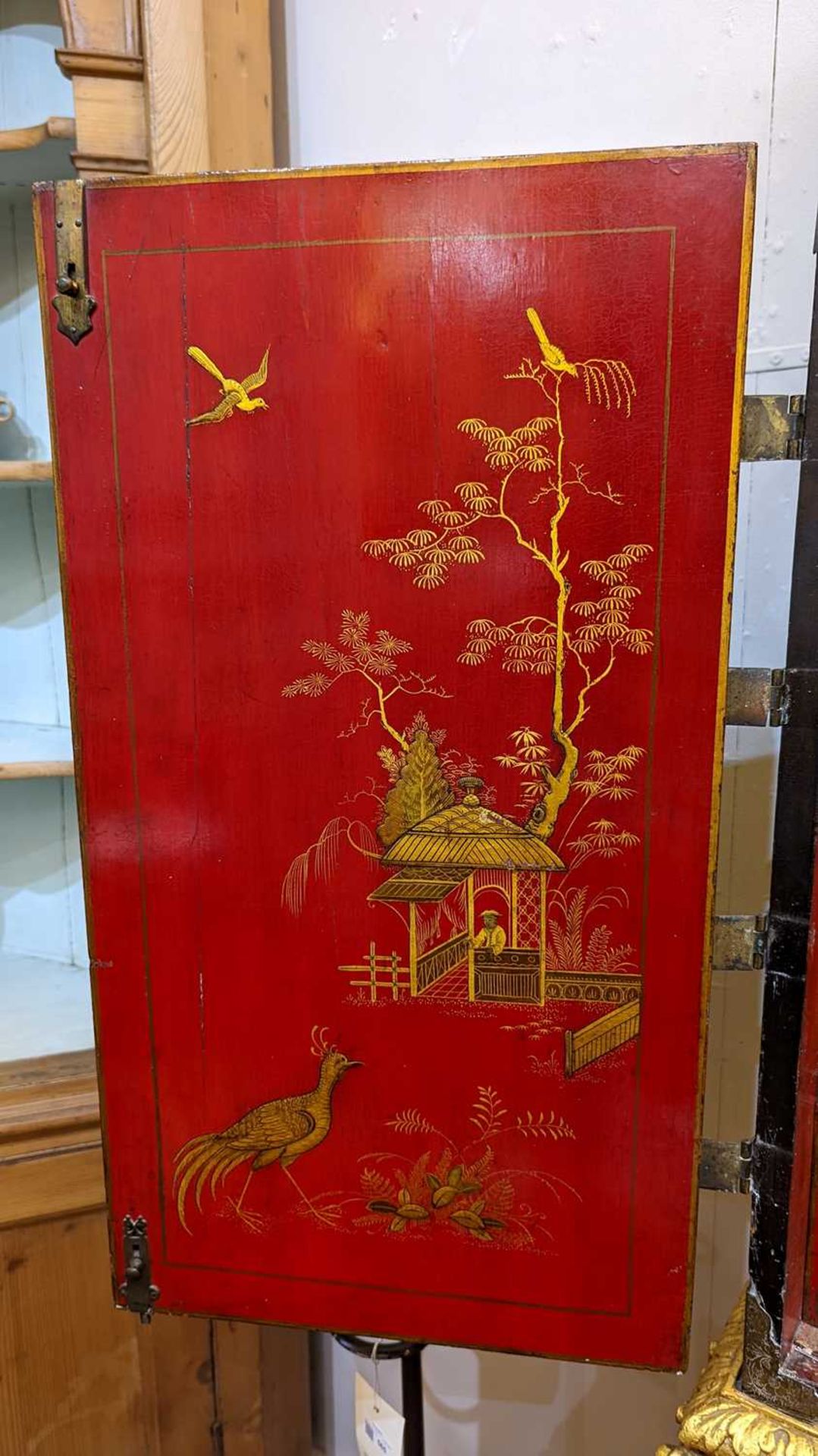 A lacquered, inlaid and gilt-heightened cabinet on stand, - Bild 61 aus 69