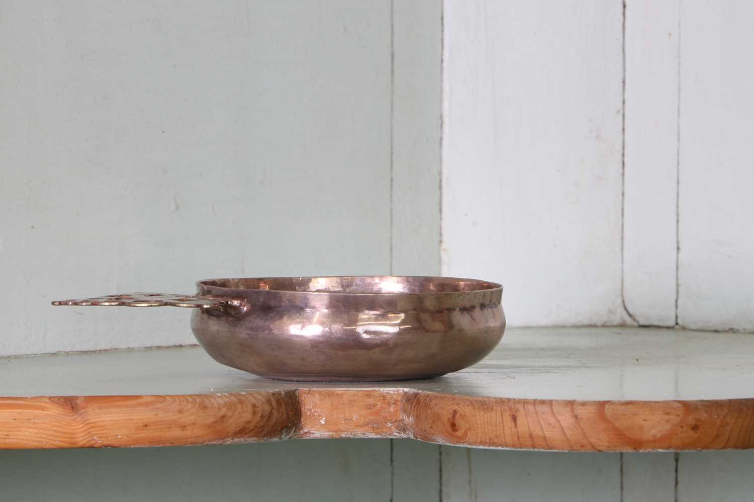 A Charles II silver bleeding bowl or quaich, - Image 4 of 4