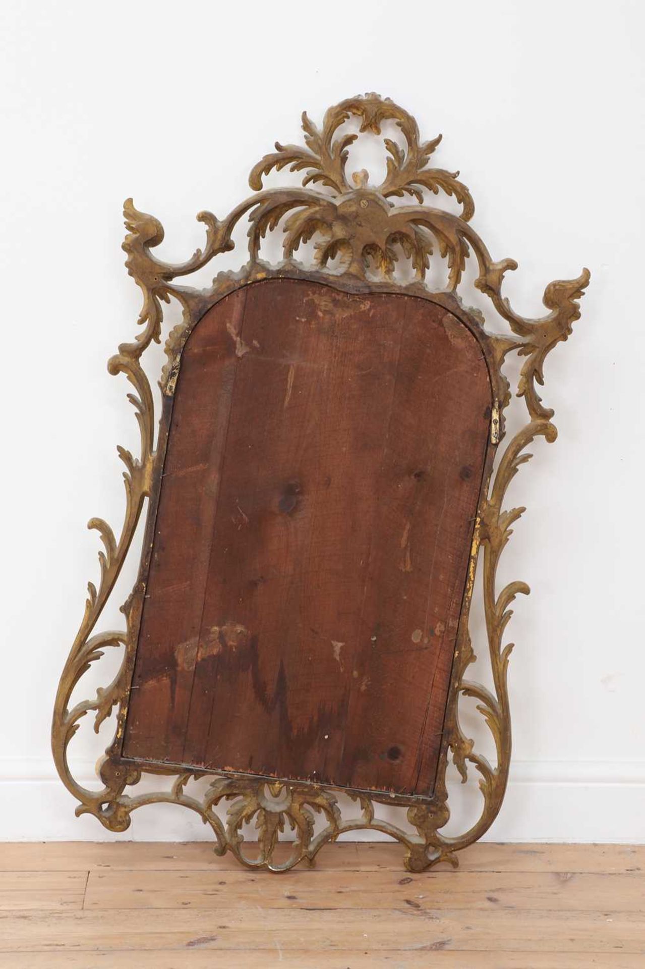 A George II giltwood mirror, - Image 3 of 19