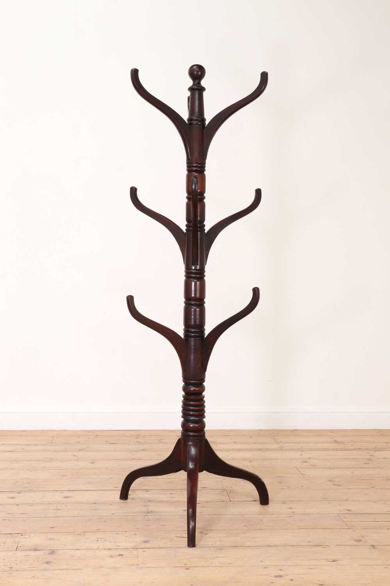 A Regency mahogany hat stand, - Bild 2 aus 2