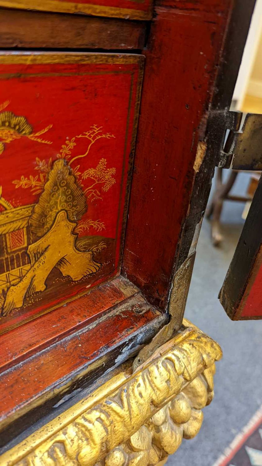 A lacquered, inlaid and gilt-heightened cabinet on stand, - Image 55 of 69