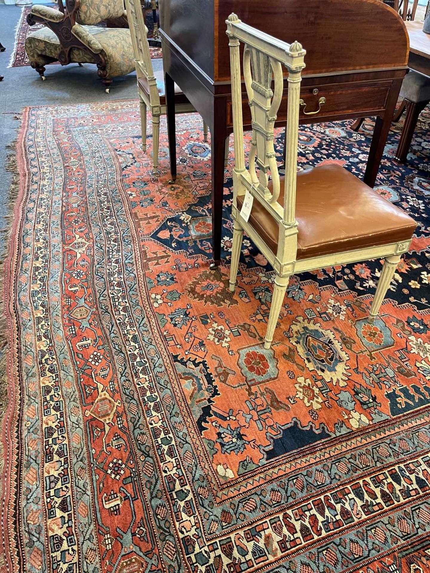 A large Persian wool carpet, - Bild 27 aus 28