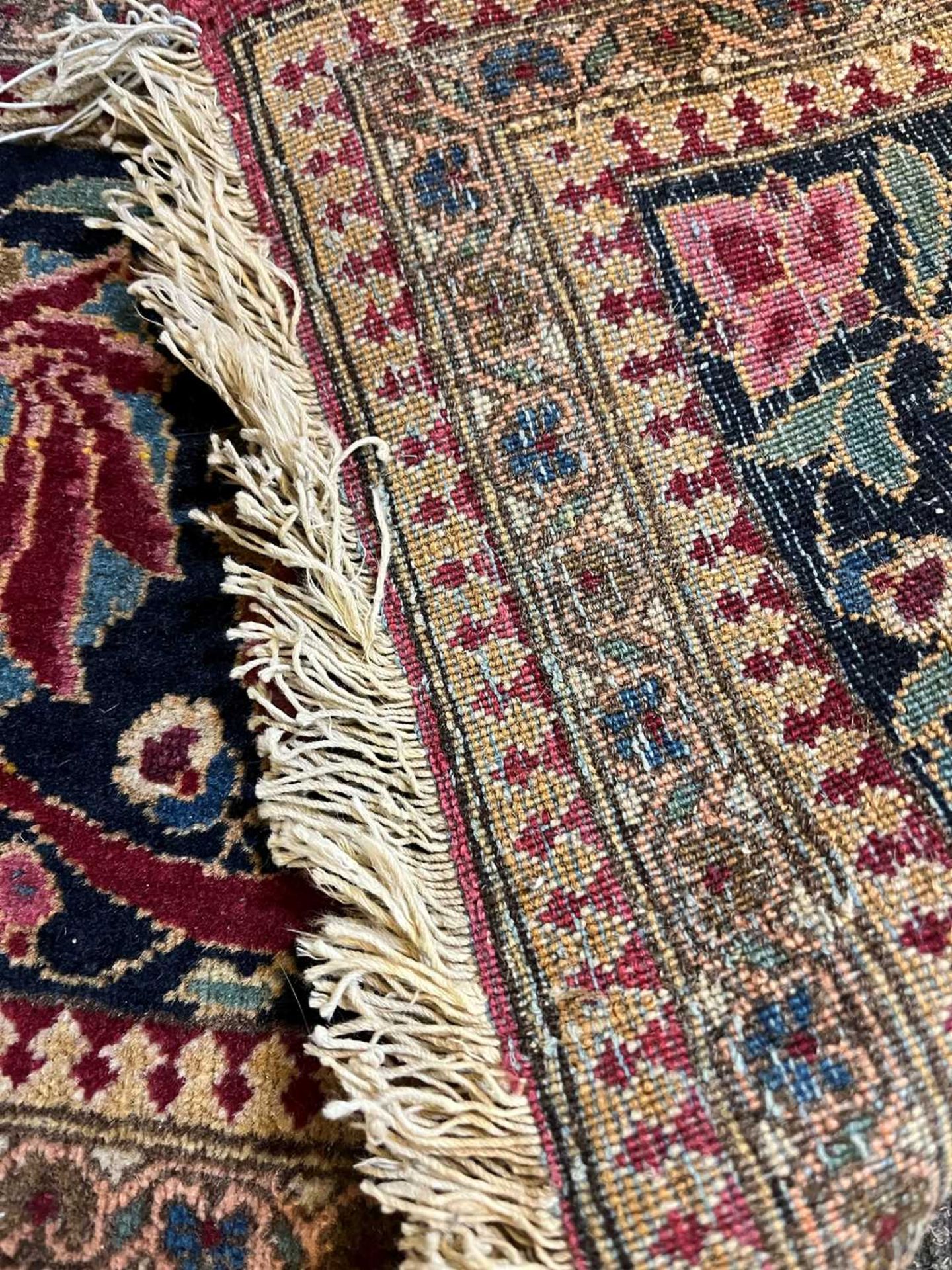 A Persian wool rug - Image 12 of 13