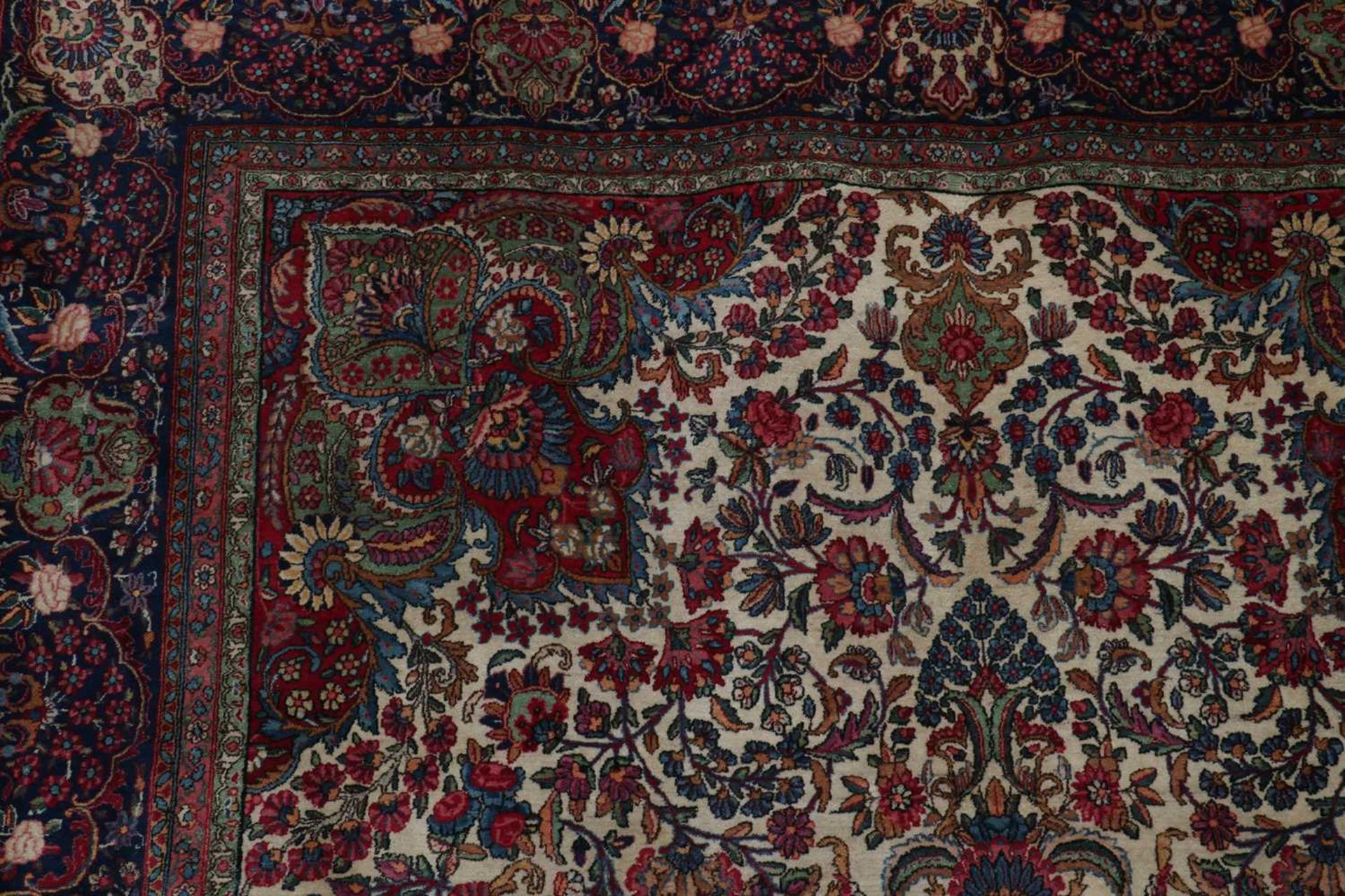 A Persian wool carpet, - Image 2 of 6