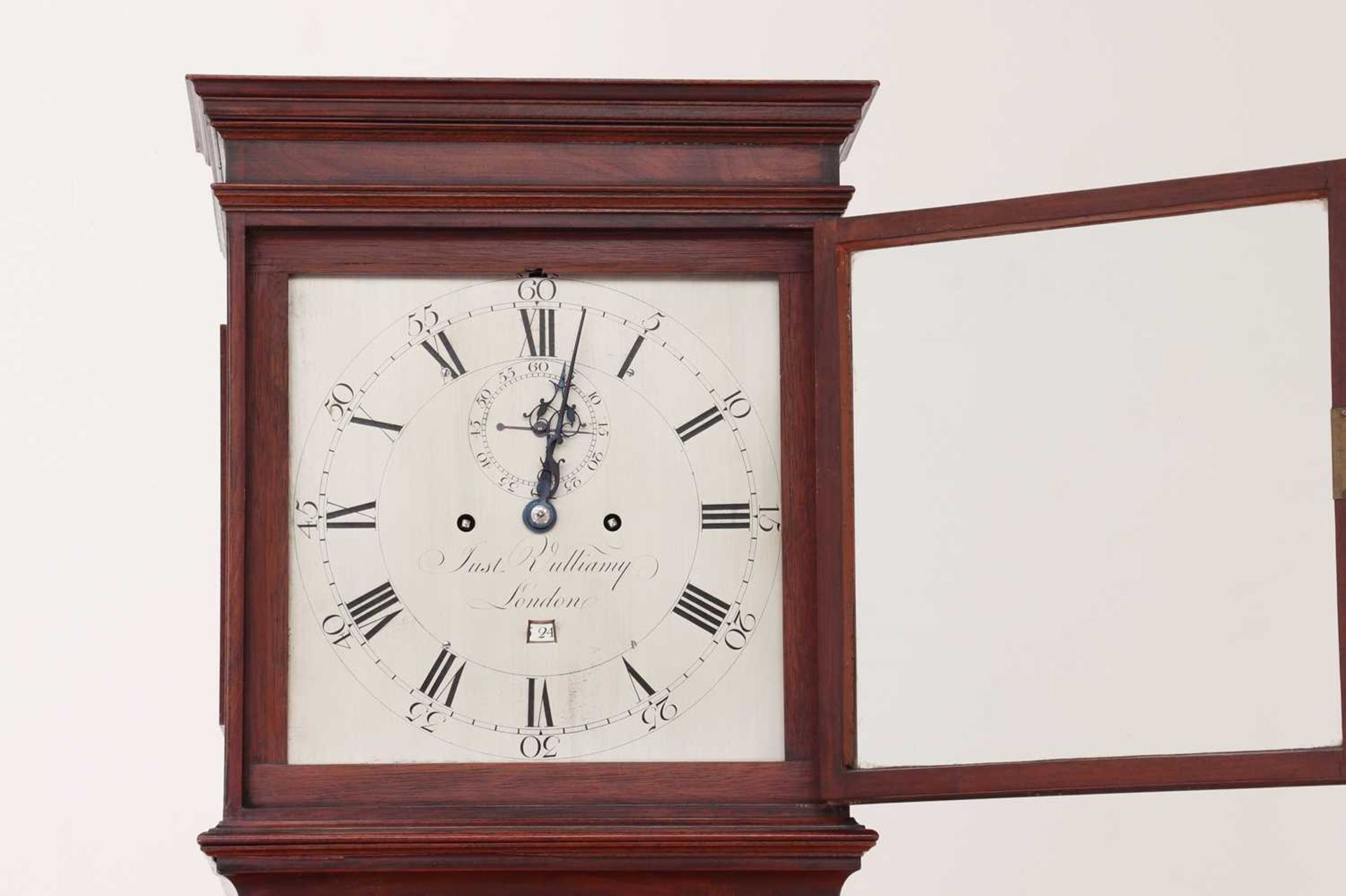 A mahogany and rosewood crossbanded longcase clock, - Bild 3 aus 17