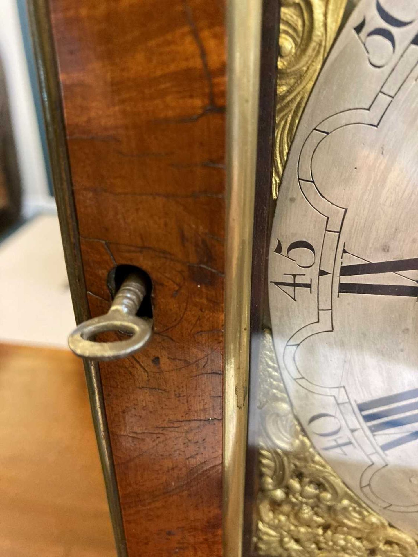 A George III mahogany cased bracket clock, - Bild 19 aus 21