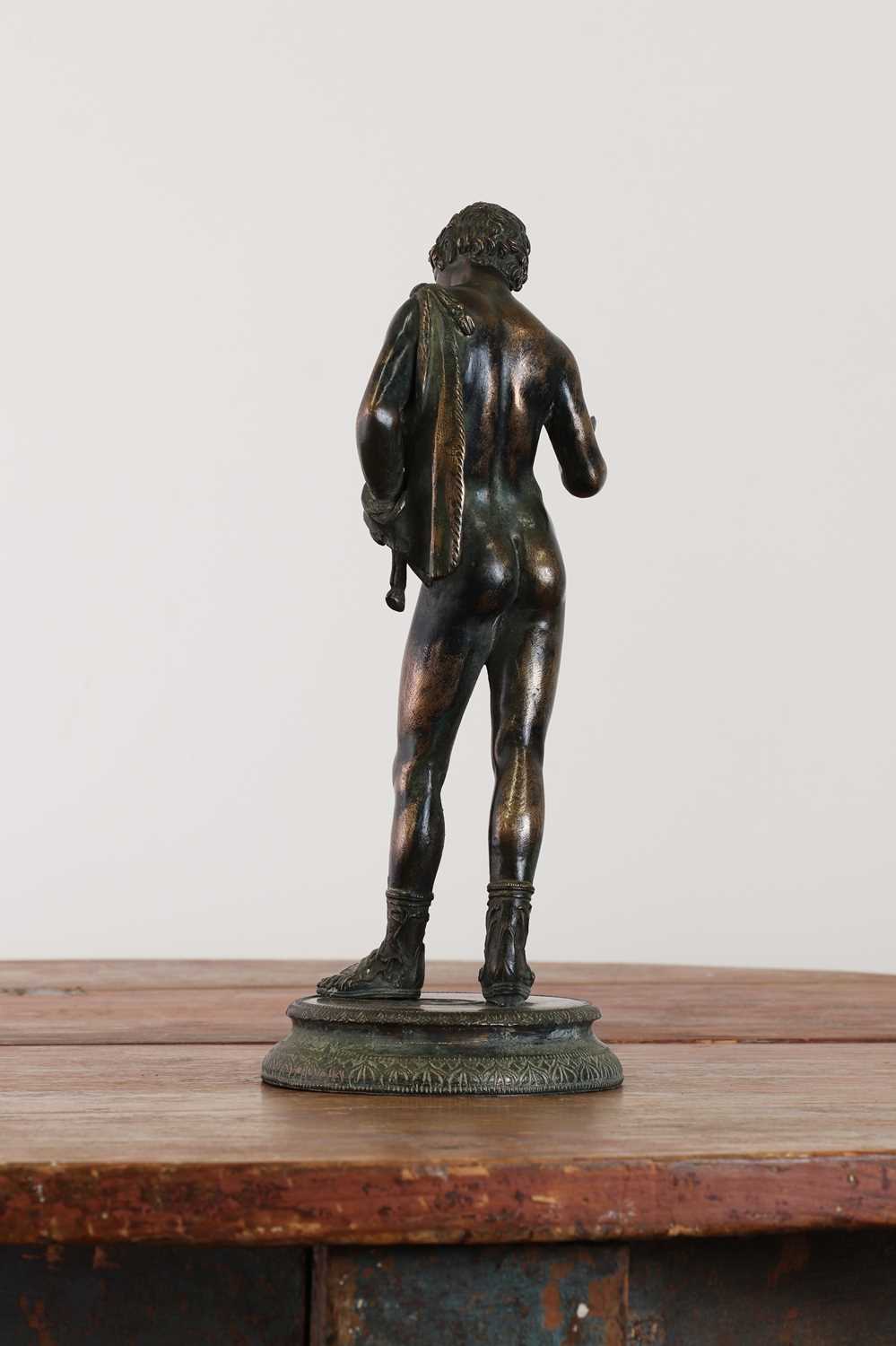 A grand tour bronze of Narcissus, - Image 3 of 3