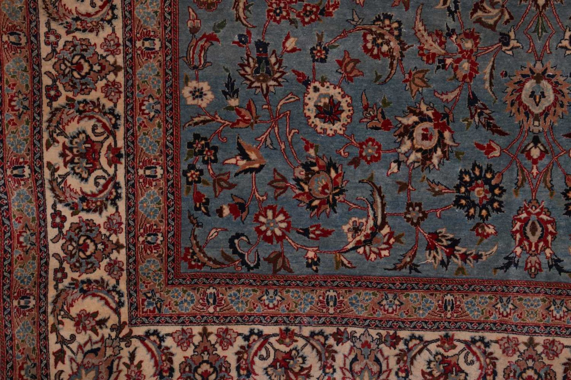 A Persian wool rug, - Bild 5 aus 16