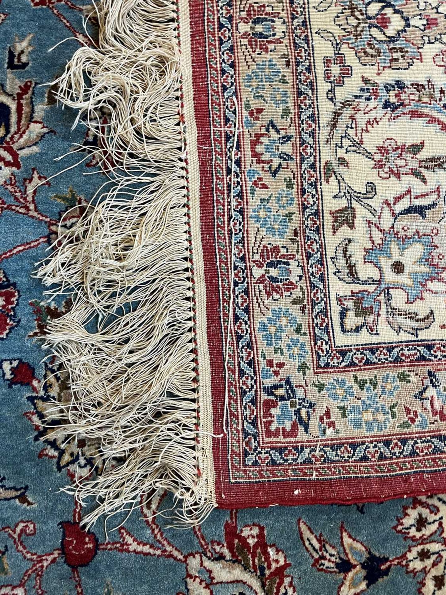 A Persian wool rug, - Bild 16 aus 16