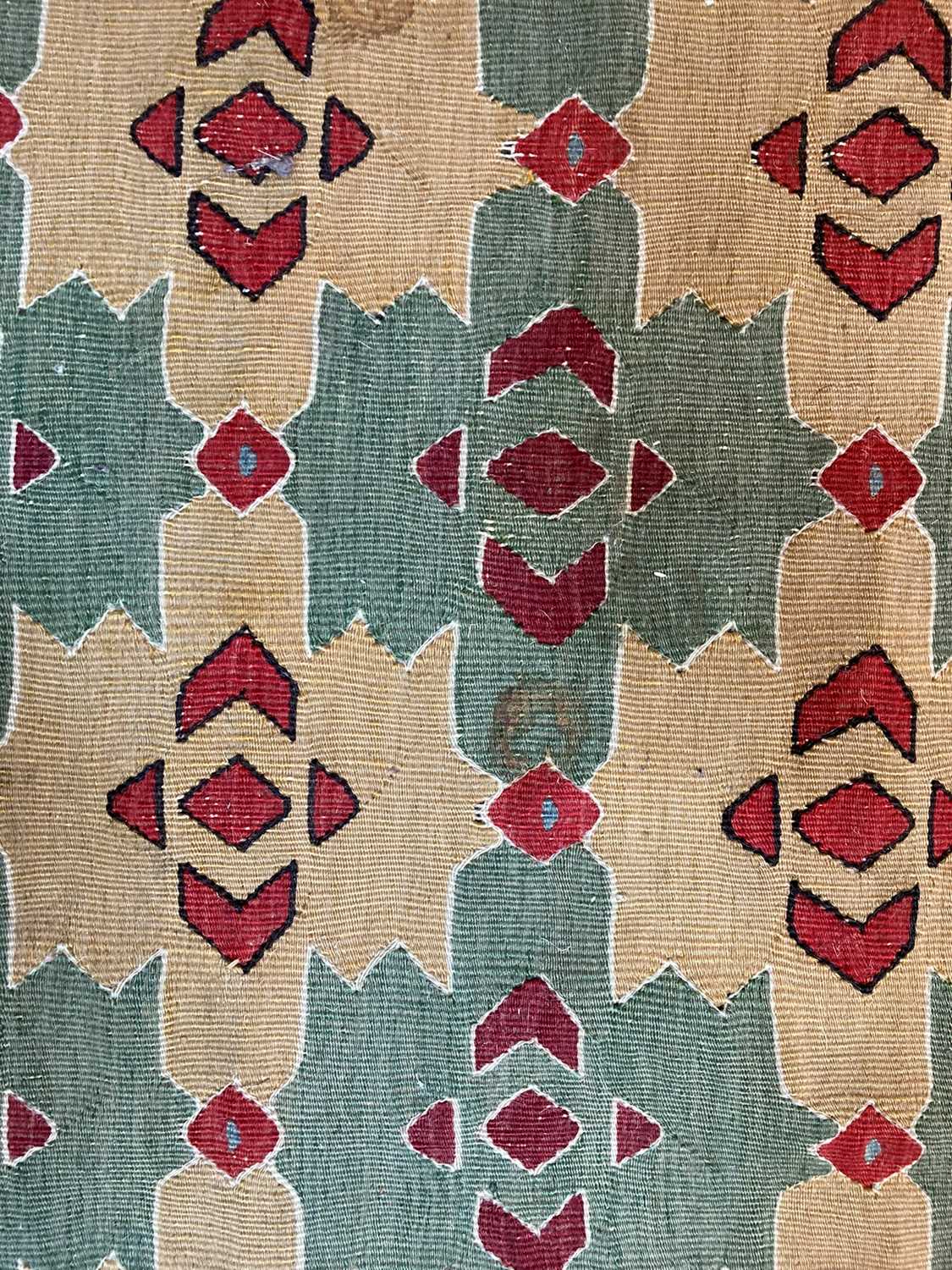 A Senneh kilim wool carpet, - Image 9 of 20